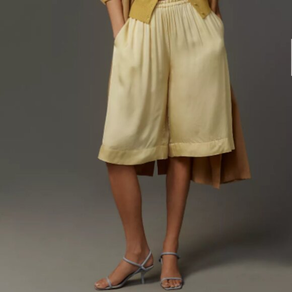 Brand New By Anthropologie Silky Culotte Shorts - Picture 5 of 5